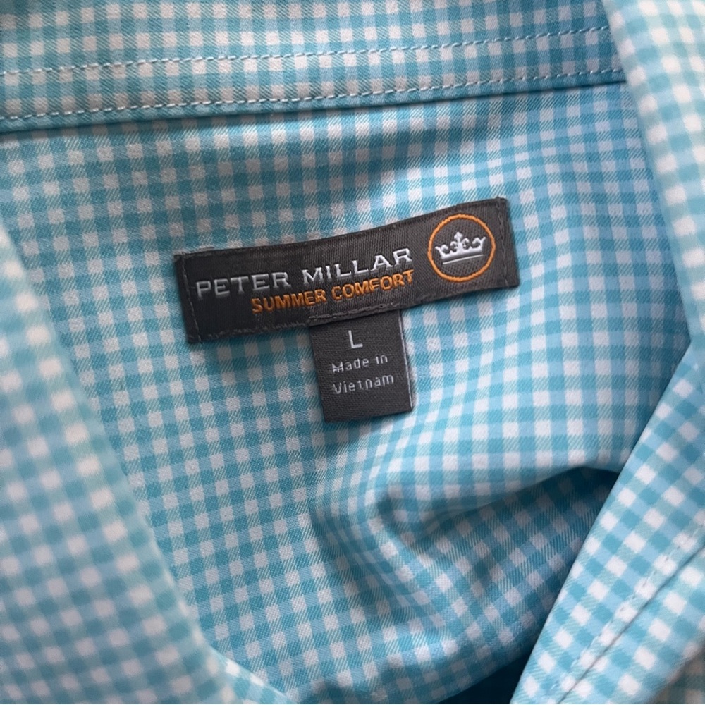 Peter Millar lot of 2 Men's Summer Comfort Button-Down Shirt Size L - Picture 6 of 11